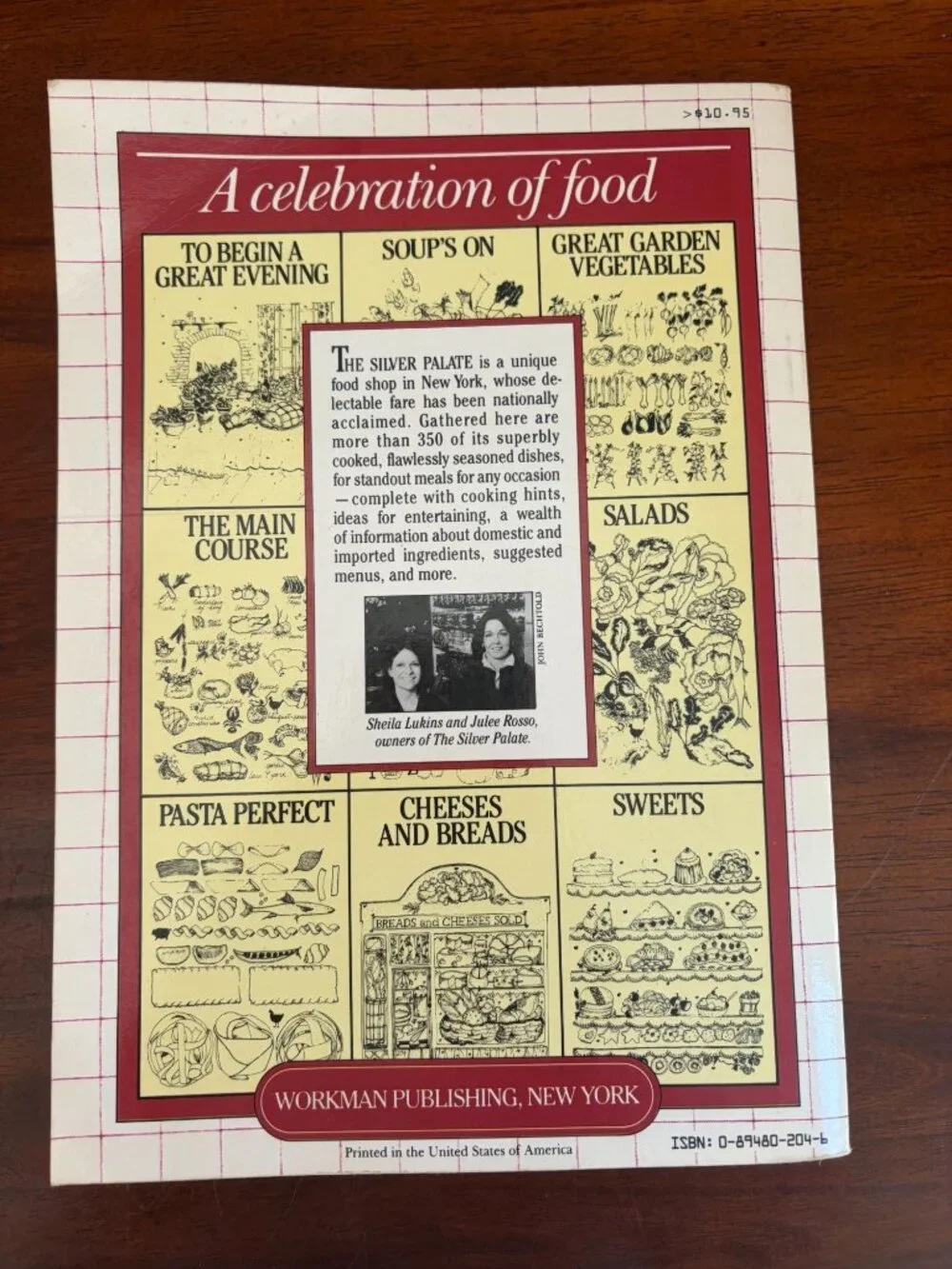 The Silver Palate Cookbook by Julee Rosso and Sheila Lukins, 1982